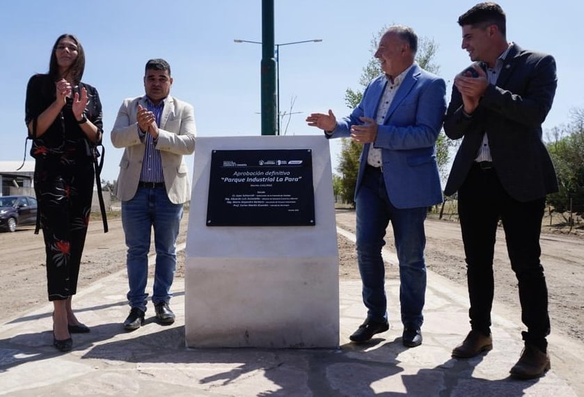 Quedó habilitado el 45º Parque Industrial de la Provincia, en La Para