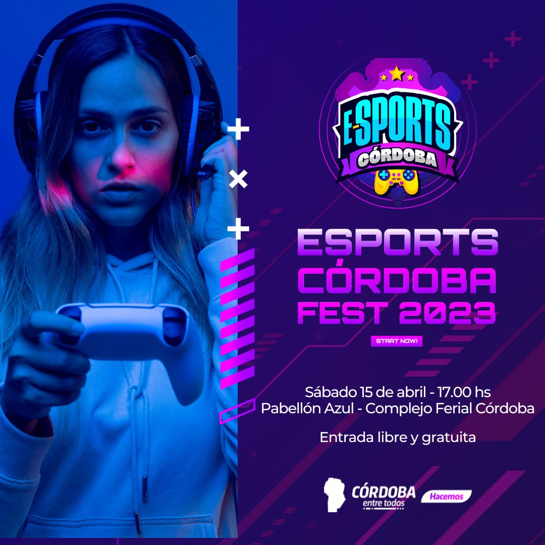 Se viene el eSports Córdoba Fest, el evento gamer más impresionante