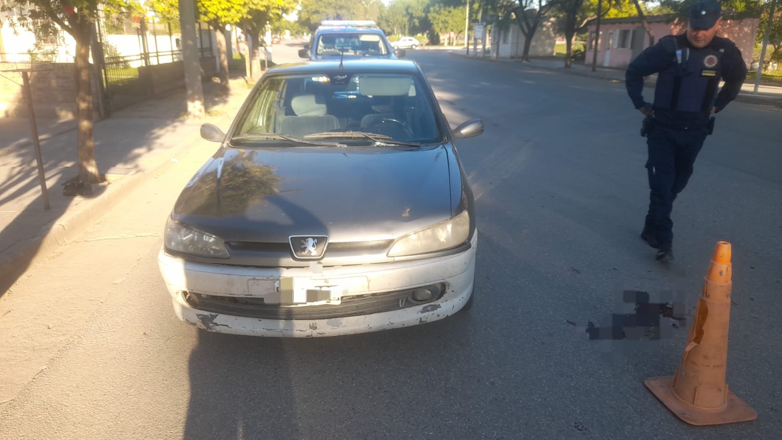 Accidente de tránsito en pleno centro de Monte Cristo