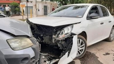 Un choque entre dos vehículos en la salida de Monte Cristo por la ruta A88