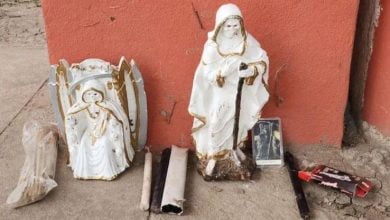 ¿Ya viste ésto? Un extraño santuario en las calles de Monte Cristo