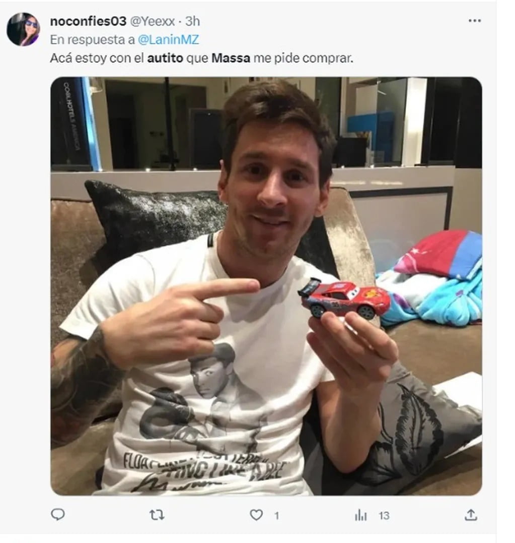 Llueven los memes tras la frase de Sergio Massa: “Compren un autito, no vayan a comprar dólares” Llueven los memes tras la frase de Sergio Massa: “Compren un autito, no vayan a comprar dólares”