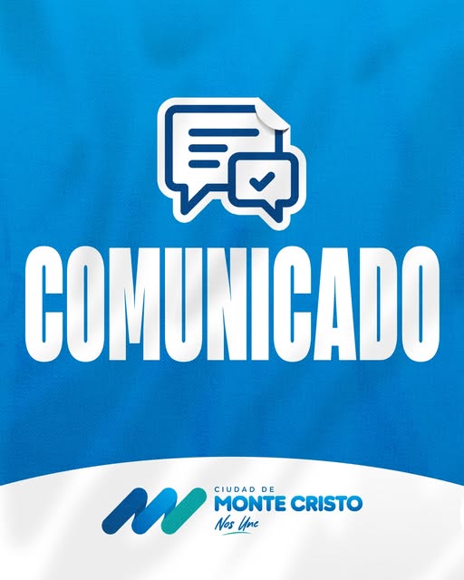 Comunicado Municipal ante el episodio advertido por el Tribunal de Cuentas de Monte Cristo Comunicado Municipal ante el episodio advertido por el Tribunal de Cuentas de Monte Cristo